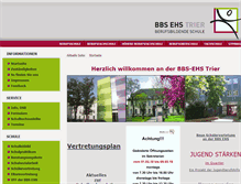 Tablet Screenshot of bbs-ehs-trier.de